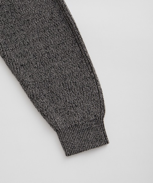 「ADAM ET ROPE'」 長袖ニット M ラベンダー メンズ_画像4