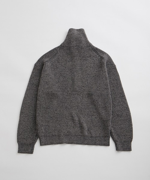 「ADAM ET ROPE'」 長袖ニット M ラベンダー メンズ_画像6