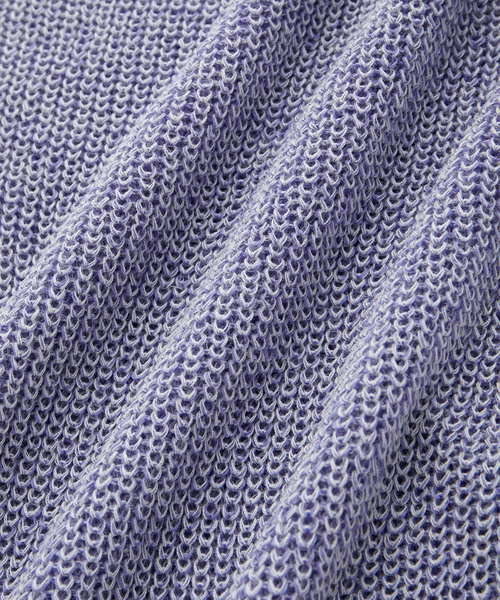 「ADAM ET ROPE'」 長袖ニット M ラベンダー メンズ_画像8