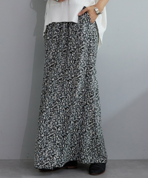 「SHENERY」 ロングスカート 38 ブラック レディース_画像4