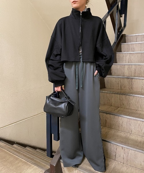 「AIC.」 ブルゾン FREE ブラック レディース_画像7