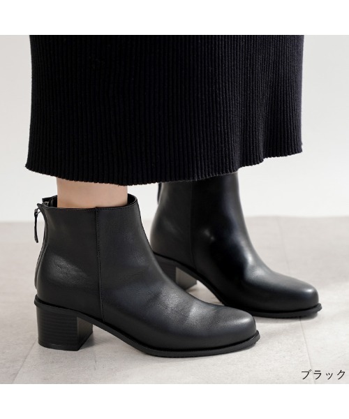 「Piedi Nudi」 ショートブーツ M ダークブラウン レディース_画像5