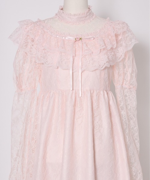 Fiorforte ワンピース lace ribbon vintage dress : ZOZOTOWN Yahoo!店