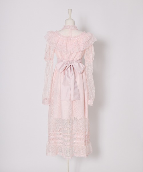 ワンピース Fiorforte Rosy doll lace onepiece WHITE Fiorforte ワンピース lace ribbon vintage dress : ZOZOTOWN Yahoo!店