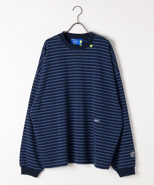 「GEORGE'S」 長袖Tシャツ LARGE ネイビー メンズ_画像4
