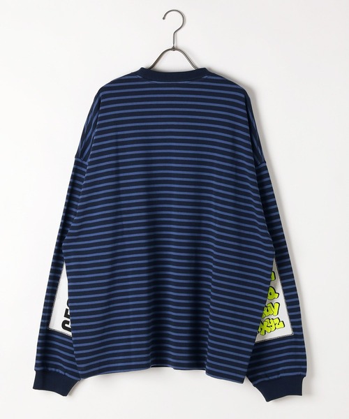 「GEORGE'S」 長袖Tシャツ LARGE ネイビー メンズ_画像7