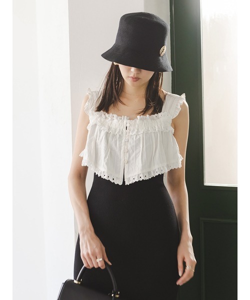 SNIDEL（スナイデル） ニットワンピース FREE グレー レディース