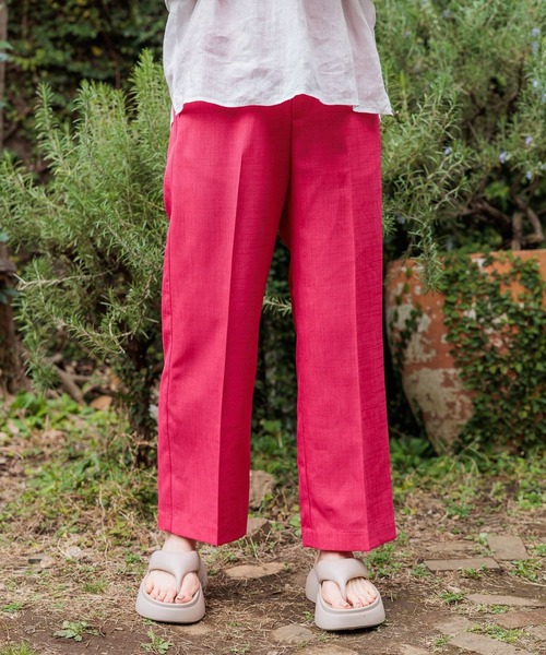 niko and…（ニコアンド） イージーパンツ MEDIUM ピンク レディース