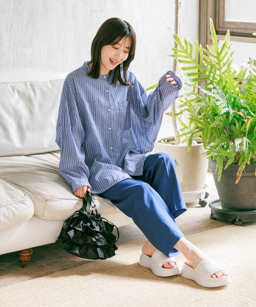 niko and…（ニコアンド） イージーパンツ MEDIUM ピンク レディース