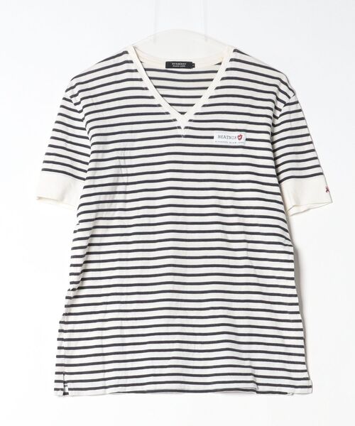 BURBERRY BLACK LABEL（バーバリーブラックレーベル） ボーダー柄半袖T