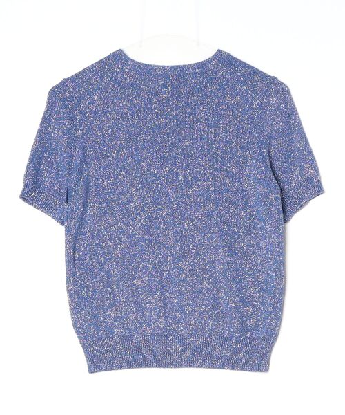 「UNITED ARROWS」 半袖ニット FREE ロイヤルブルー レディースの画像