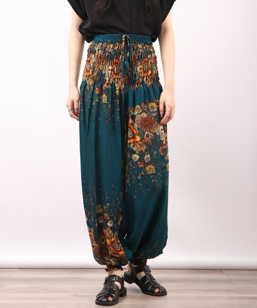 「FUNALIVE」 サルエルパンツ F ネイビー メンズ_画像3