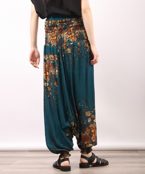 「FUNALIVE」 サルエルパンツ F ネイビー メンズ_画像8