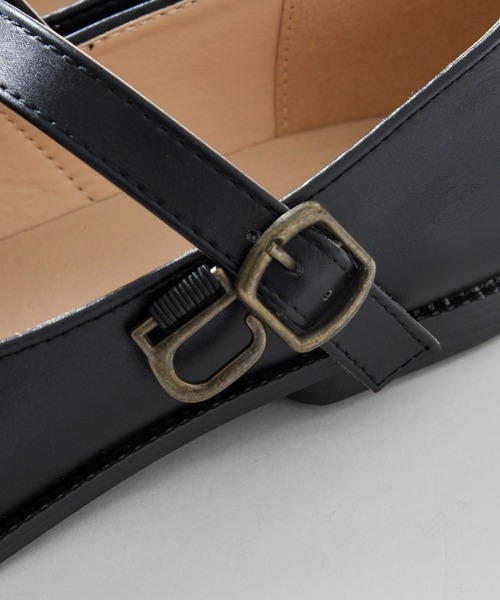 「CALIFORNIA OUTFITTERS」 フラットパンプス MEDIUM ブラック レディース_画像9