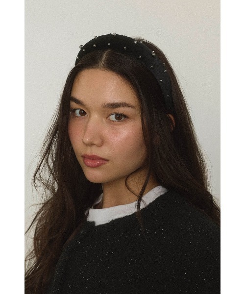 ALEXIA STAM（アリシアスタン） カチューシャ Bijou Velour Headband