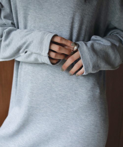 「anuke」 長袖ワンピース 38inch ブラック レディース_画像5