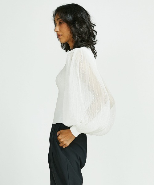 「Sov.」 長袖ニット 38 ホワイト レディース_画像3