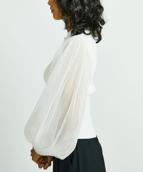 「Sov.」 長袖ニット 38 ホワイト レディース_画像6