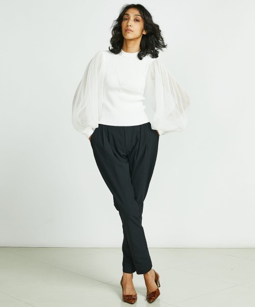 「Sov.」 長袖ニット 38 ホワイト レディース_画像10