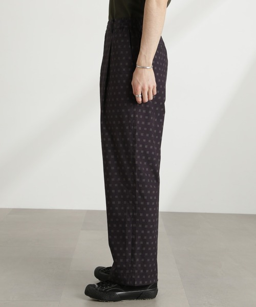 NANO universe（ナノ・ユニバース） イージーパンツ M ブルー メンズ