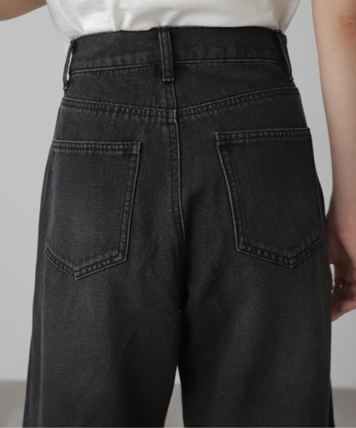 「FREE'S MART」 デニムパンツ LARGE ブラック系その他 レディース_画像7