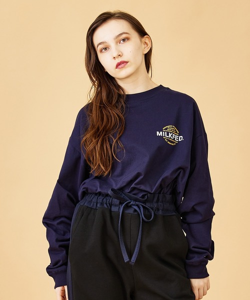 「MILKFED.」 長袖カットソー ONE SIZE ブラック レディース_画像2