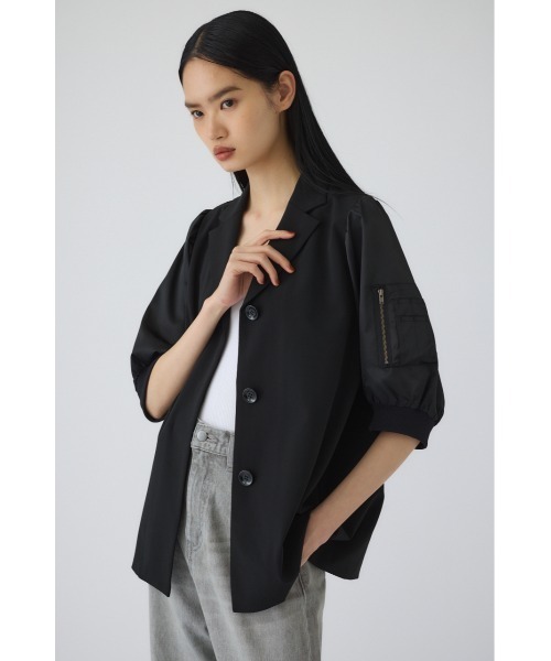 RIM.ARK ブラウス シャツ 入学式 入園式 卒業式 MA-1 sleeve SH エム