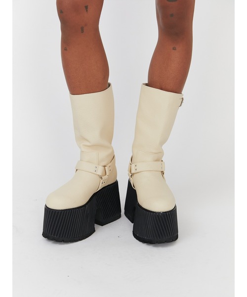 「PAMEO POSE」 ブーツ 39 ブラック レディース_画像7