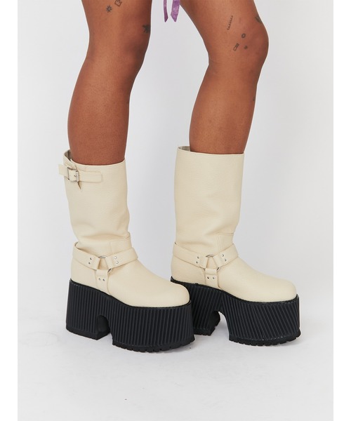 「PAMEO POSE」 ブーツ 39 ブラック レディース_画像8