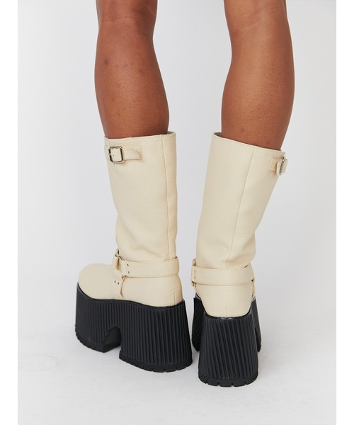 「PAMEO POSE」 ブーツ 39 ブラック レディース_画像9