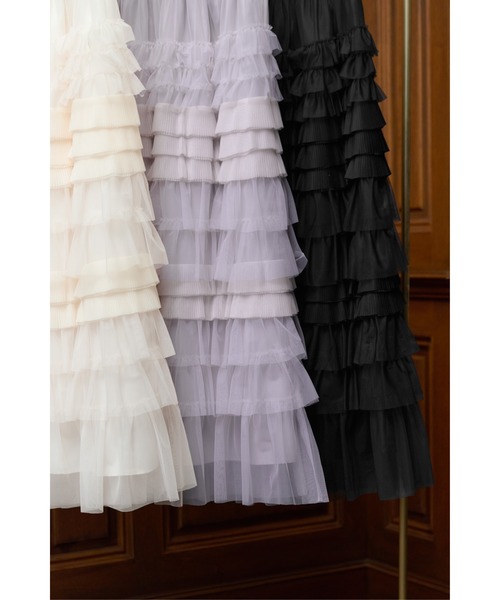 Her lip to スカート Loved one Tulle Skirt : ZOZOTOWN Yahoo!店