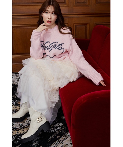 Her lip to スカート Loved one Tulle Skirt : ZOZOTOWN Yahoo!店