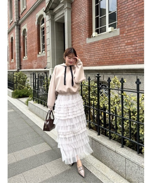 Her lip to スカート Loved one Tulle Skirt : ZOZOTOWN Yahoo!店