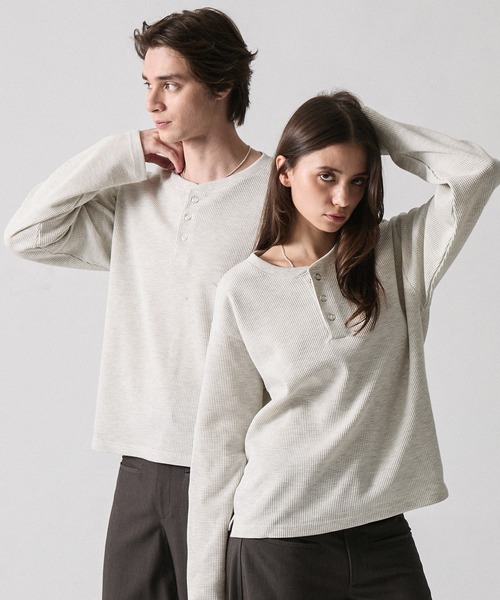 CLEL（クレイル） ヘンリーネック tシャツ 「CLEL」Functionary