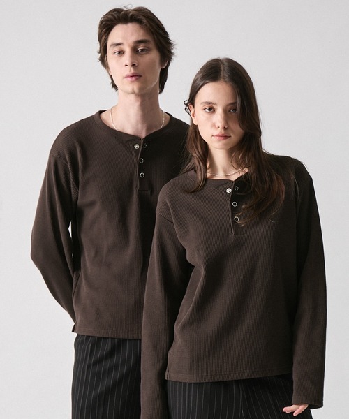CLEL（クレイル） ヘンリーネック tシャツ 「CLEL」Functionary