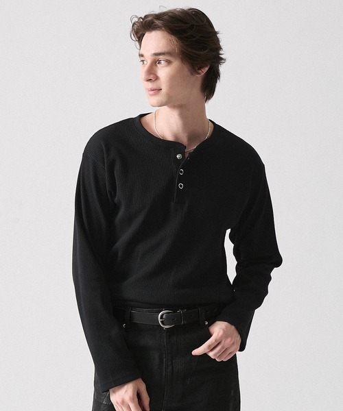 CLEL（クレイル） ヘンリーネック tシャツ 「CLEL」Functionary