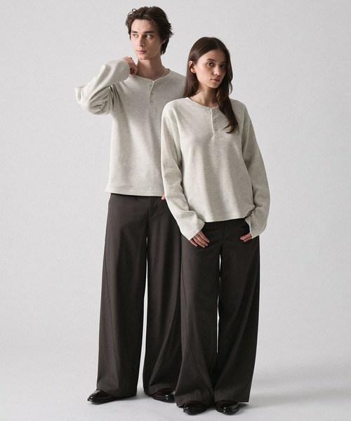 CLEL（クレイル） ヘンリーネック tシャツ 「CLEL」Functionary
