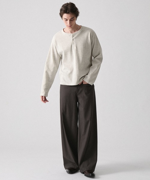 CLEL（クレイル） ヘンリーネック tシャツ 「CLEL」Functionary