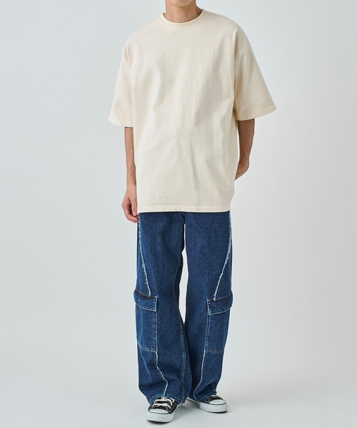 「Jieda」 半袖Tシャツ 1 アイボリー メンズ_画像2