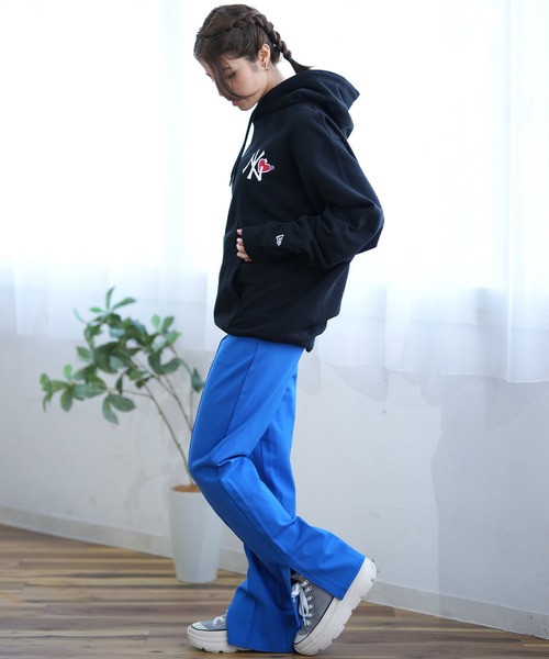 「NEW ERA」 プルオーバーパーカー S ブラック系その他2 レディース_画像8