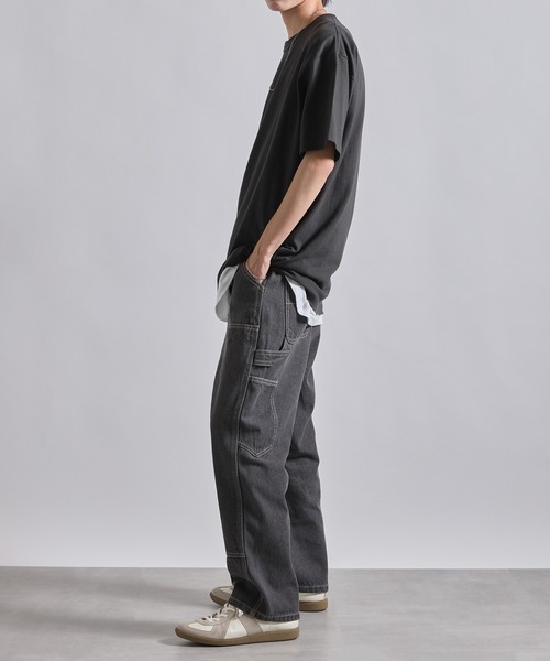 「MAISON CLUB」 デニムパンツ M ブラック メンズ_画像9