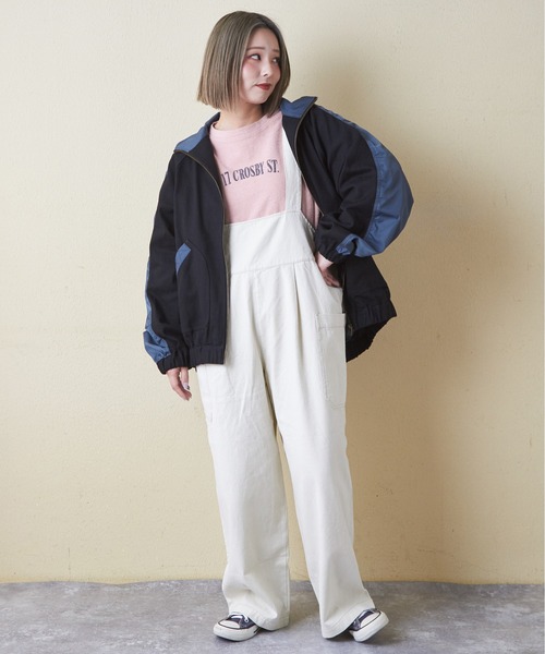 「CUBE SUGAR」 オーバーオール M ホワイト レディース_画像2