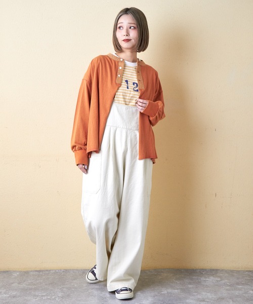 「CUBE SUGAR」 オーバーオール M ホワイト レディース_画像7