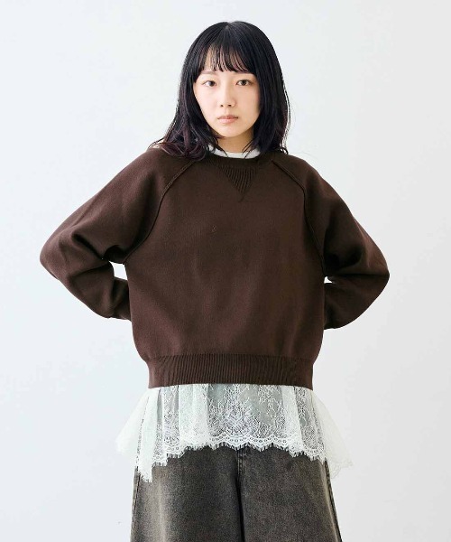 Mede19f Zozotown yahoo ミックス ニット セーター ハイネック
