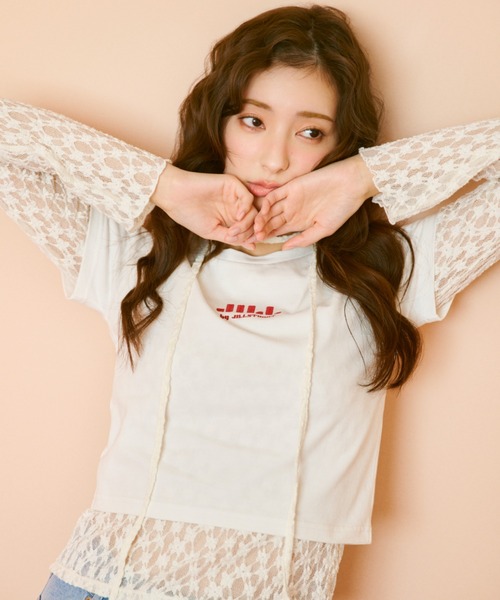 JILLSTUART カットソー JILL by JILL STUART（ジルバイジルスチュアート） tシャツ レース