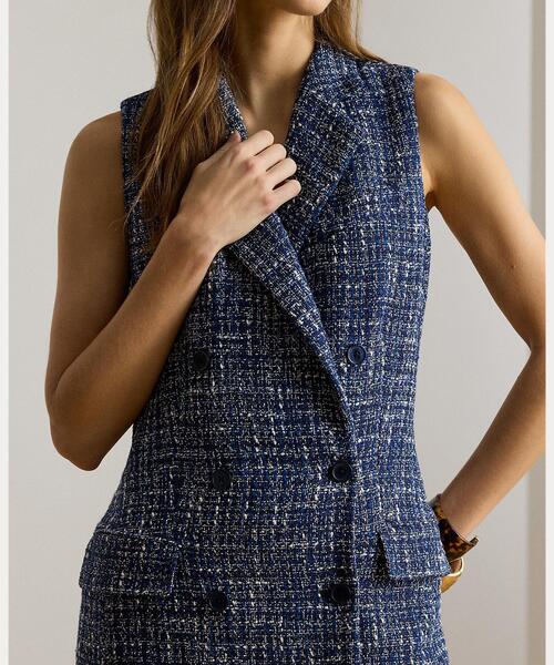 新品希少サイズ✨️ラルフローレン　3XL　ベルスリーブ　ドレス　ワンピース　ラメ LAUREN RALPH LAUREN（ローレン ラルフローレン） ワンピース ダブル