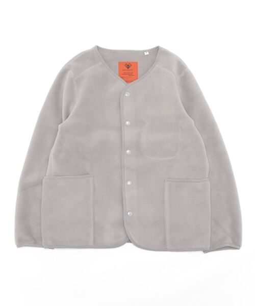 「URCH RNA」 ノーカラージャケット LARGE グレー レディース_画像2