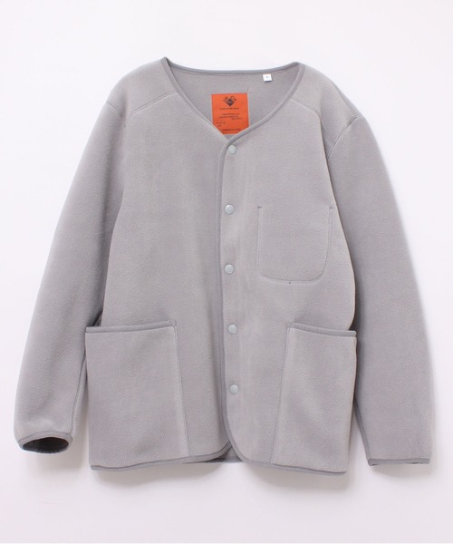 「URCH RNA」 ノーカラージャケット LARGE グレー レディース_画像4