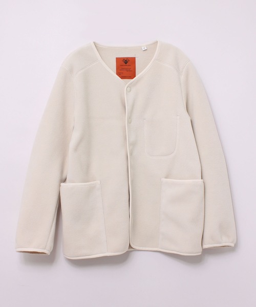 「URCH RNA」 ノーカラージャケット LARGE グレー レディース_画像5