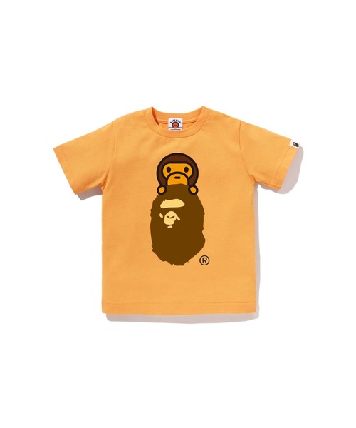 A BATHING APE（アベイシングエイプ） tシャツ MILO ON APE HEAD TEE
